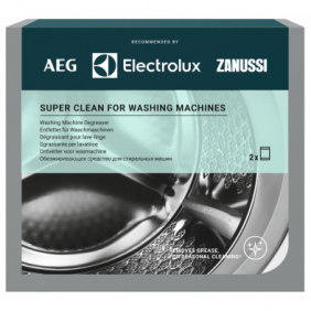 ELECTROLUX  Sgrassante Super Clean per Lavatrice, 2 Buste da 50 gr  -  M3GCP400  -  902979931
