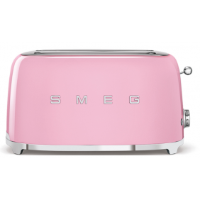 SMEG  Toaster 4 Fette, Estetica Anni 50, Rosa  -  TSF02PKEU