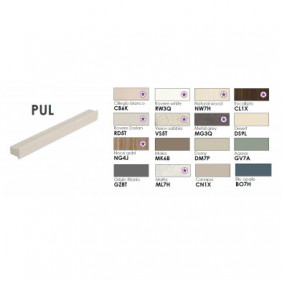 Colombini Casa - dettaglio maniglia PUL con colori disponibili