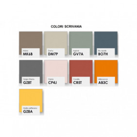 COLOMBINI CASA - Colori disponibili per i fianchi esterni e scrivania letto Click