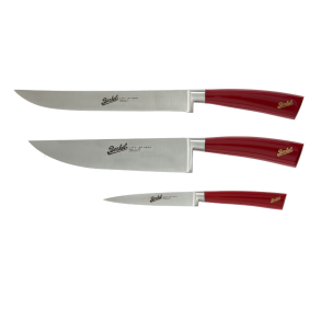 BERKEL set 3 coltelli Chef Elegance Rosso - KEP3CS00SRRGB