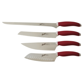 BERKEL set 4 coltelli Chef Teknica Rosso - KTK4CS00SMRGB