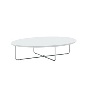 ALMA DESIGN - Amarcord Coffee Table Piano Ovale 58,5X48,5 Opaco H 49