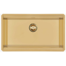 FOSTER Vasca sottotop Milanello workstation, 790x 466 mm, Gold -  1034859