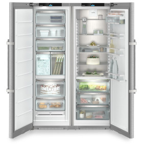 Liebherr frigorifero Side by Side Inox SmartSteel Prime BioFresh NoFrost Classe C/D - XRFsd 5265 - RICHIEDERE PREVENTIVO