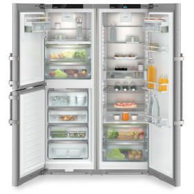 Liebherr frigorifero Side by Side Inox SmartSteel Prime BioFresh NoFrost Classe C/D - XRCsd 5255 - RICHIEDERE PREVENTIVO