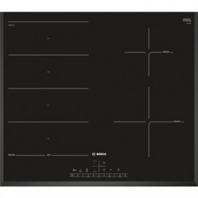 Bosch Piano cottura a induzione, serie 6, 60 cm, 4 Zone di cottorura, Nero - PXE651FC1E