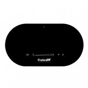 FOSTER  Touch Control per 3 zone Q4/filotop, Serie Modular Induction, Nero  -  7368 030